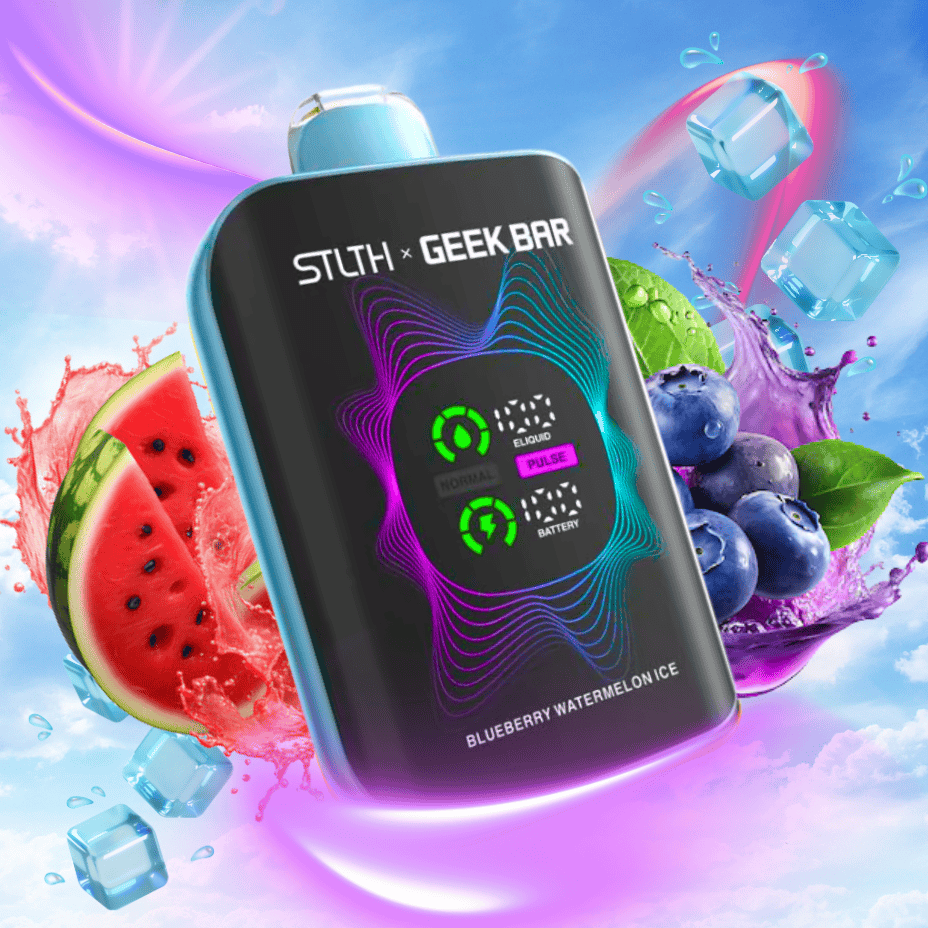 STLTH x Geek Bar 80K Disposable Vape – Blueberry Watermelon Ice - Image 2