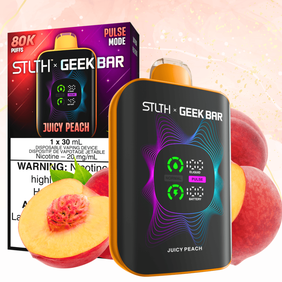 STLTH x Geek Bar 80K Disposable Vape – Juicy Peach