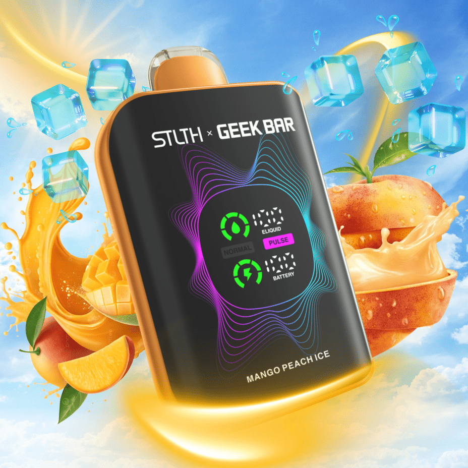 STLTH x Geek Bar 80K Disposable Vape – Mango Peach Ice - Image 2