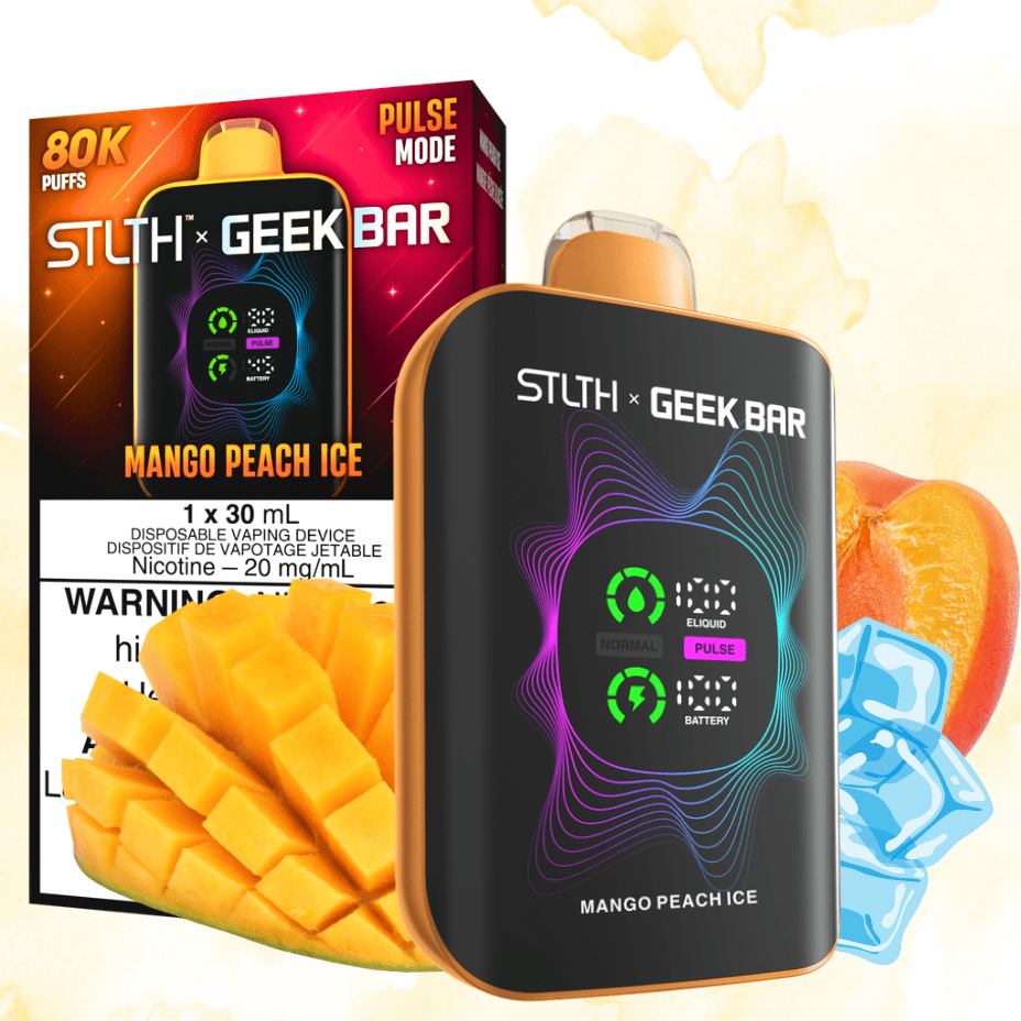 STLTH x Geek Bar 80K Disposable Vape – Mango Peach Ice