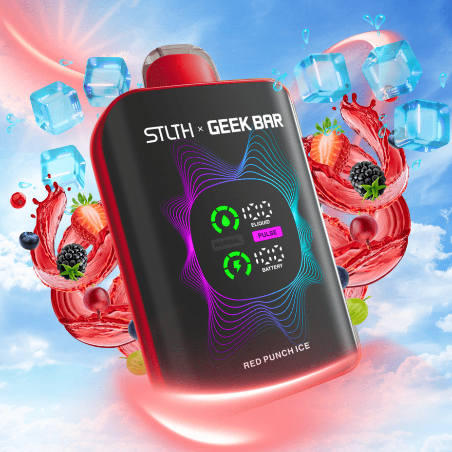 STLTH x Geek Bar 80K Disposable Vape – Red Punch Ice - Image 2