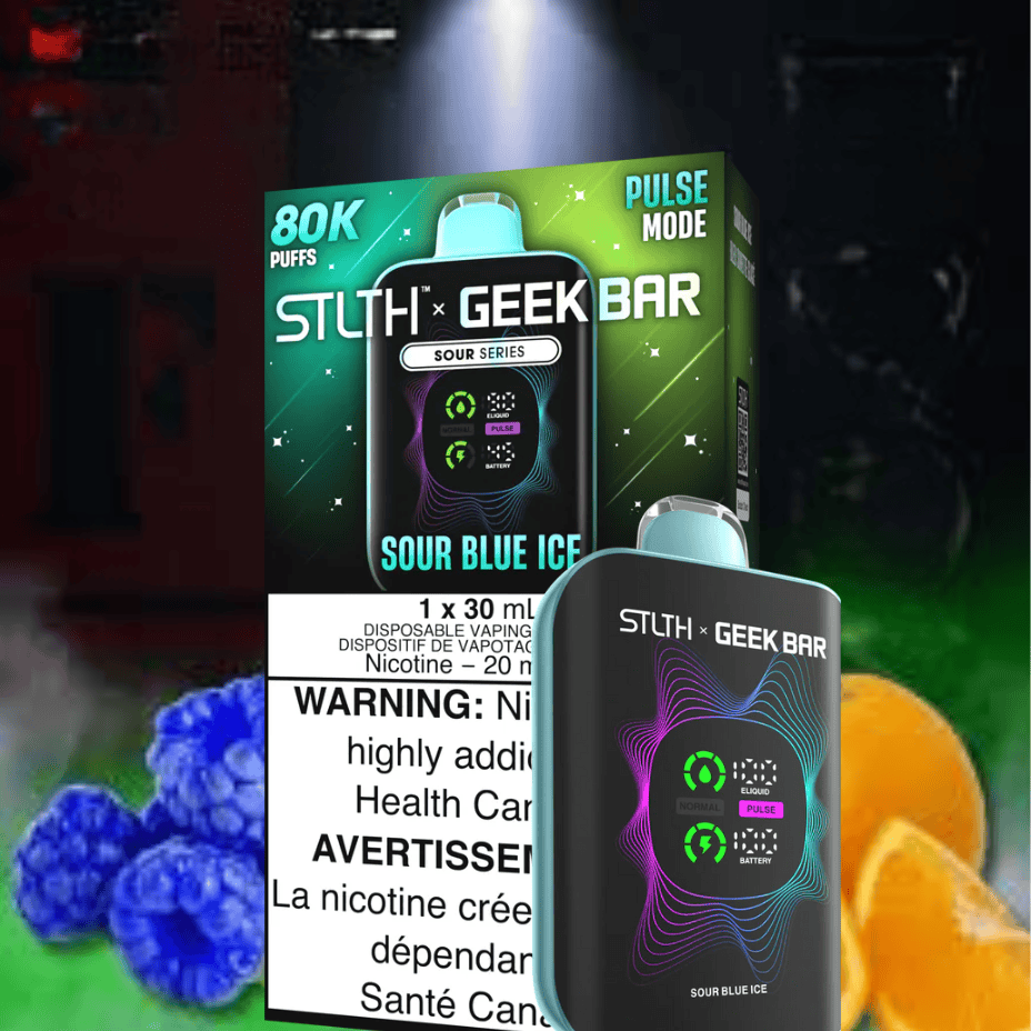 STLTH x Geek Bar 80K Disposable Vape – Sour Blue Ice