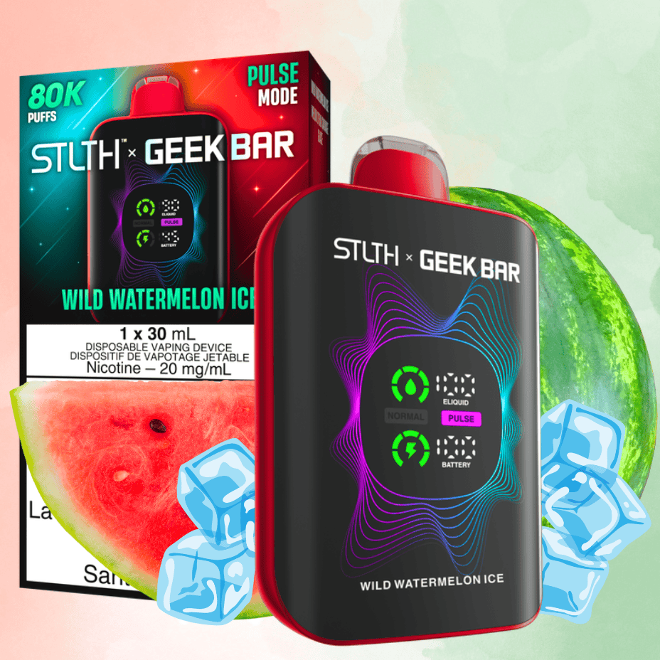 STLTH x Geek Bar 80K Disposable Vape – Wild Watermelon Ice