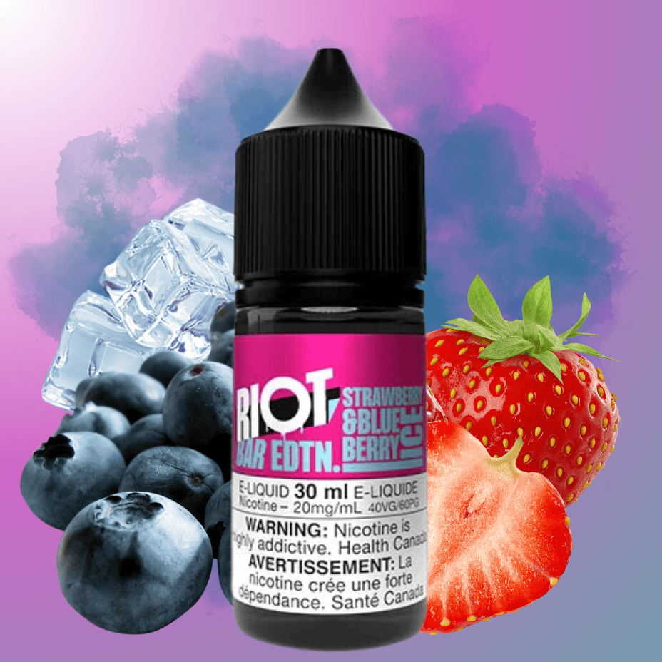 Strawberry Blueberry Ice Salt by Riot Bar