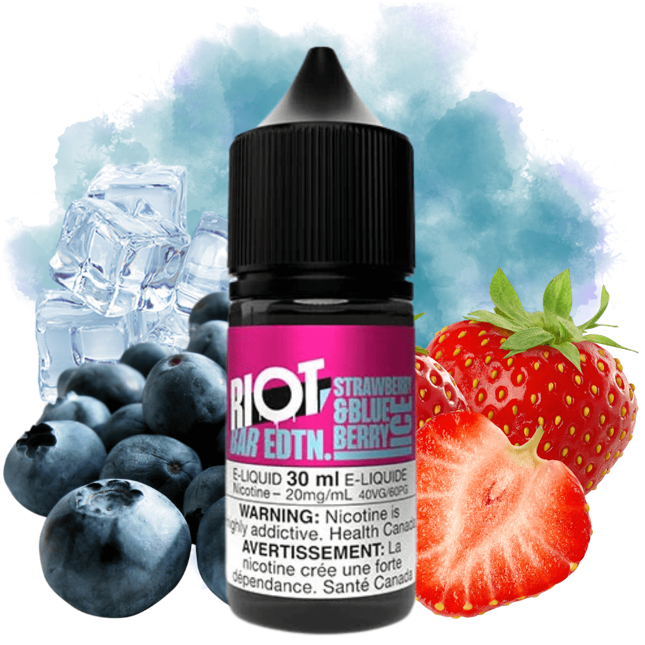 Strawberry Blueberry Ice Salt by Riot Bar - Image 2