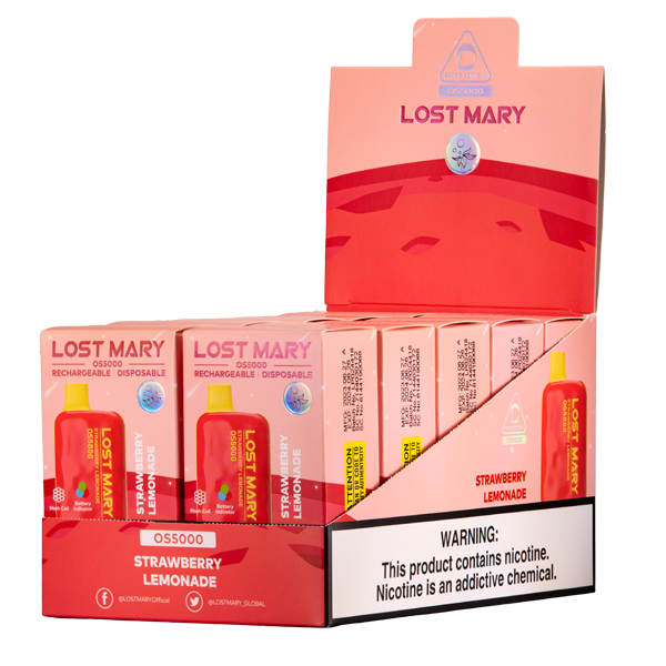 Strawberry Lemonade Lost Mary OS5000 - Image 2