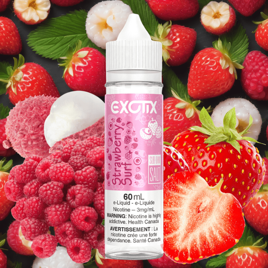 Strawberry Surf By Exotix E-Liquid - Image 2