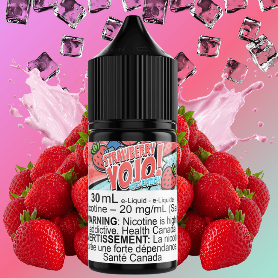 Strawberry Yojo Iced Salt by Maverick E-Liquid