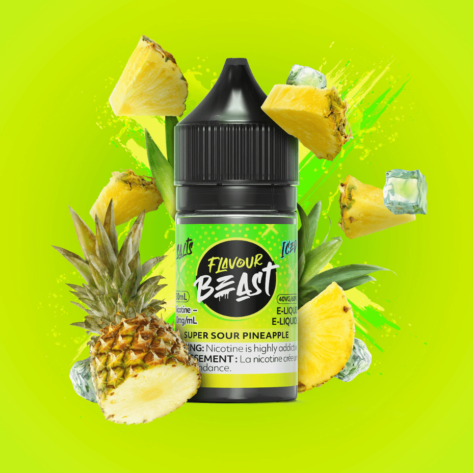 Super Sour Pineapple Salts by Flavour Beast E-Liquid