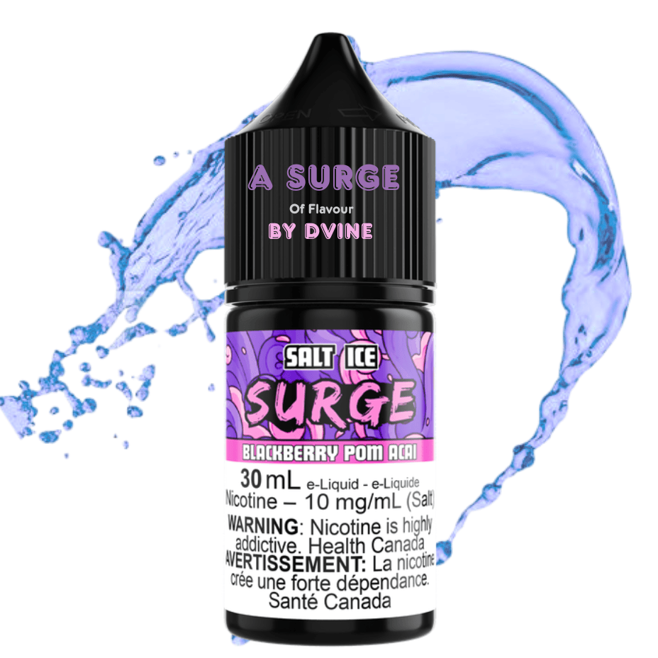 Surge E-Liquid-Blackberry Pom Acai Ice Salt 30ml - Image 2