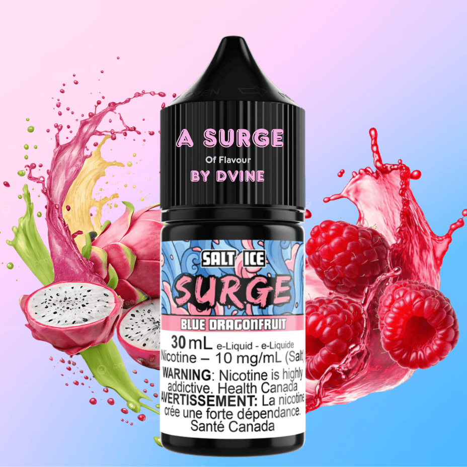 Surge E-Liquid-Blue Dragonfruit Ice Salt 30ml - Image 2