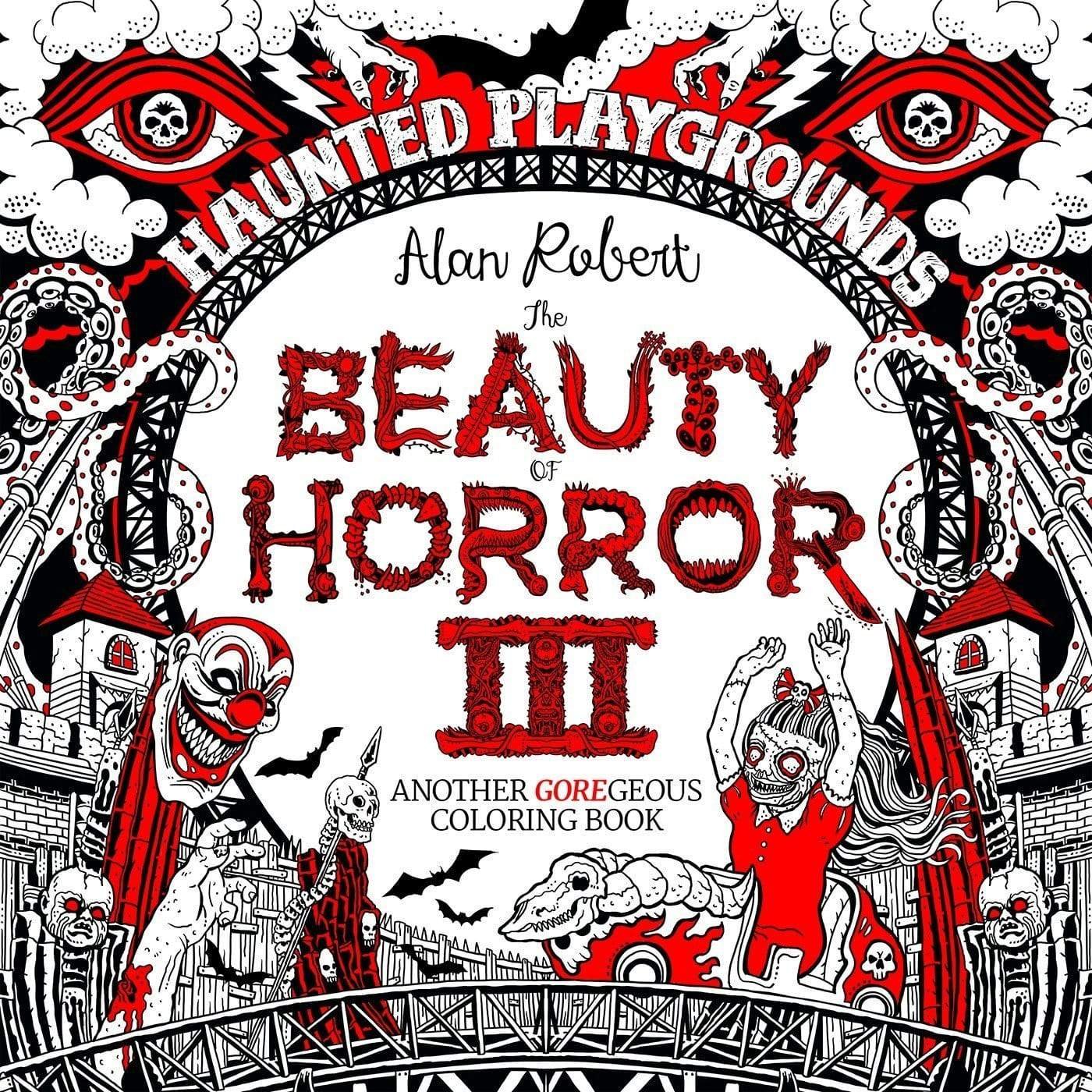 The Beauty of Horror Series Adult Coloring Books by Alan Robert - Image 3