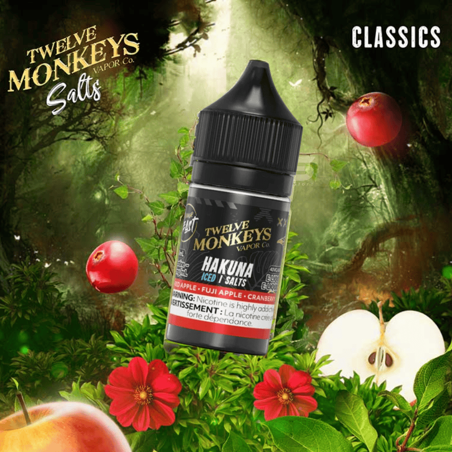 Twelve Monkeys Salt 30ml – Hakuna Ice