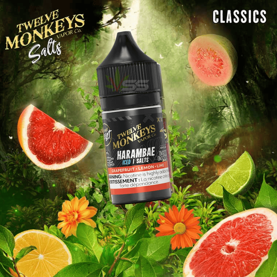 Twelve Monkeys Salt 30ml – Harambae Ice