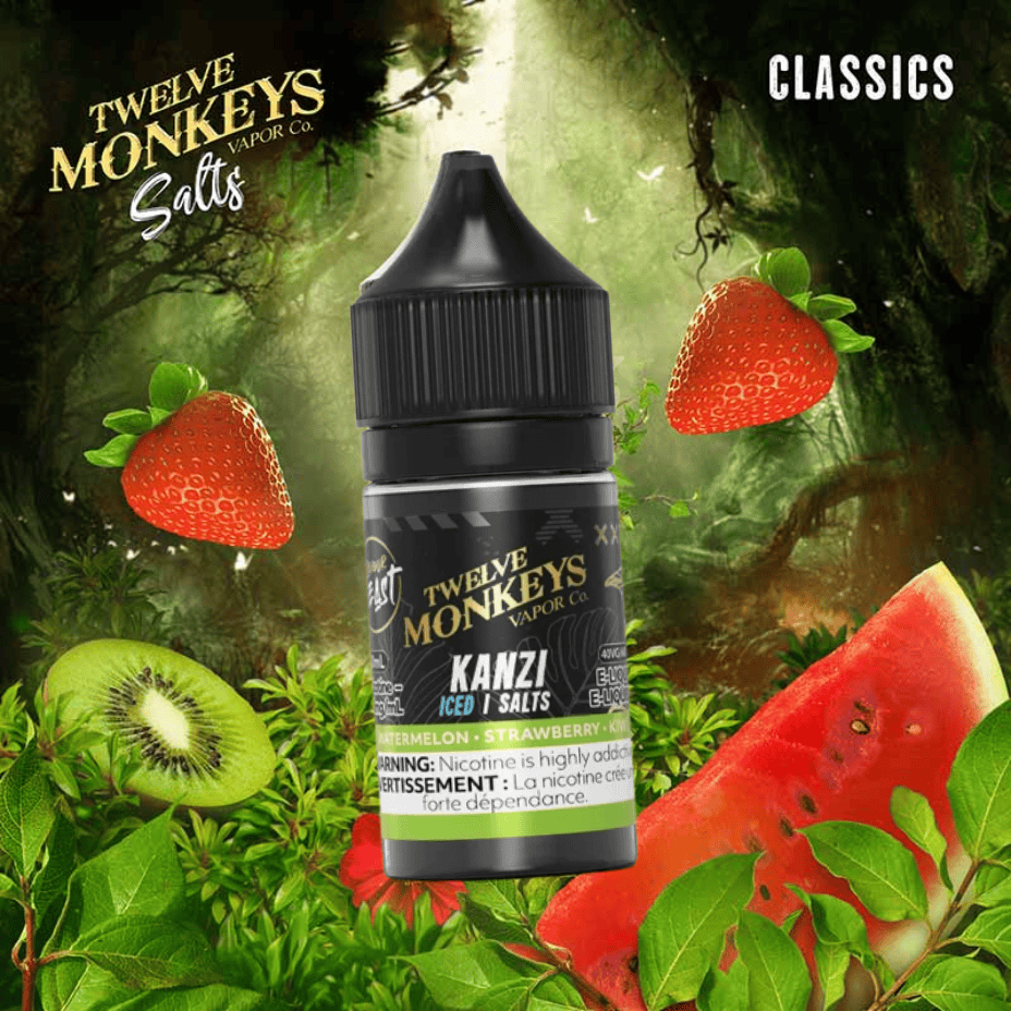 Twelve Monkeys Salt 30ml – Kanzi Ice