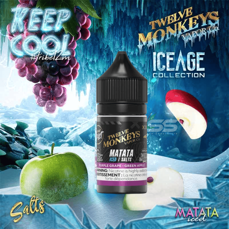 Twelve Monkeys Salt 30ml – Matata Ice