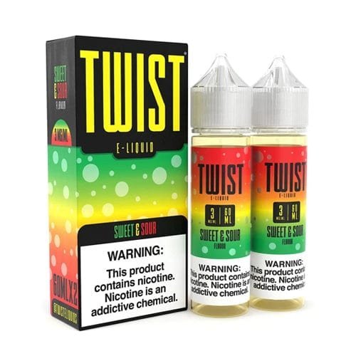 Sweet & Sour 2x 60ml (120ml) Vape Juice – Twist E-Liquids