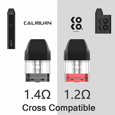 Uwell Caliburn or koko 2ml Replacement Pod Cartridge 4 pack - Image 2