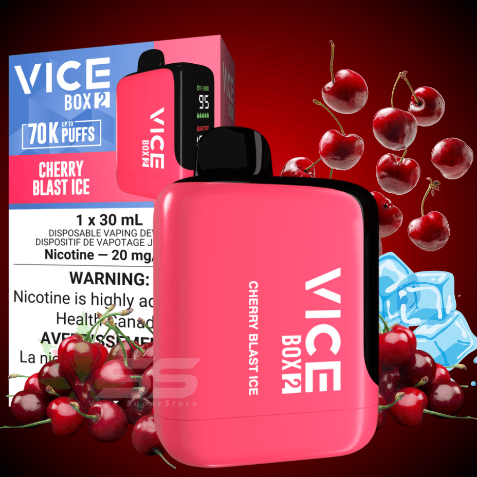Vice Box 2 70k Disposable Vape – Cherry Blast Ice
