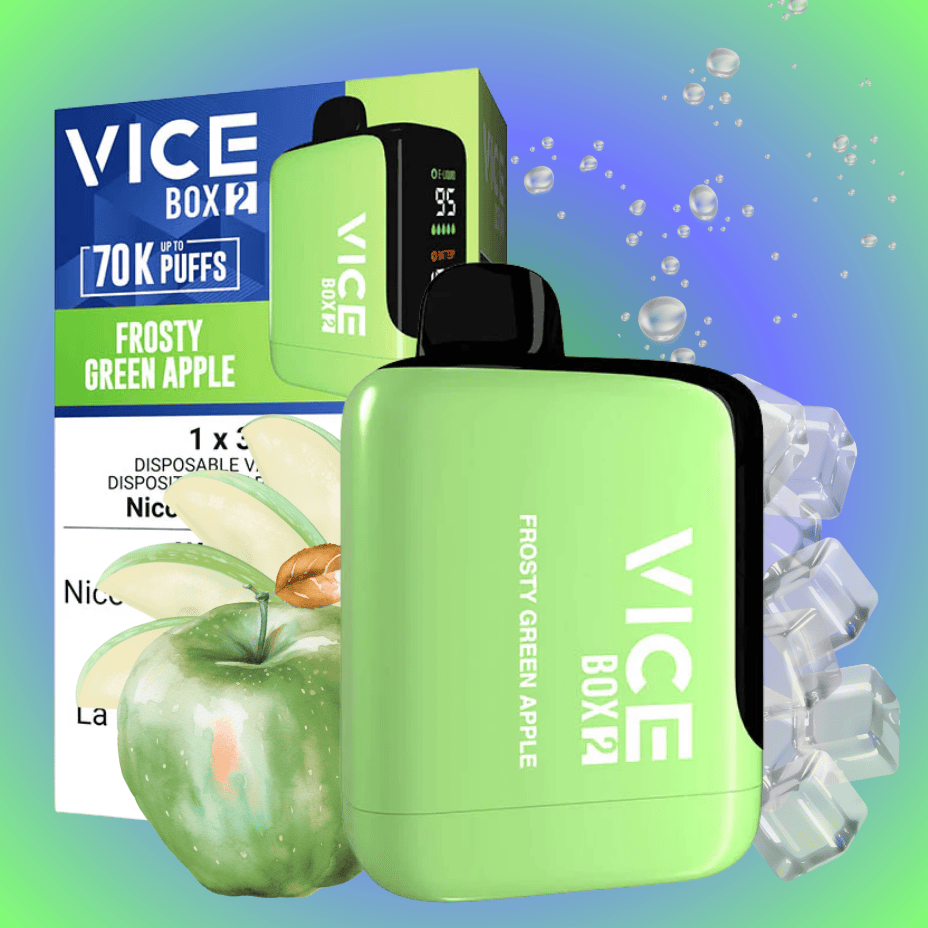 Vice Box 2 70k Disposable Vape – Frosty Green Apple
