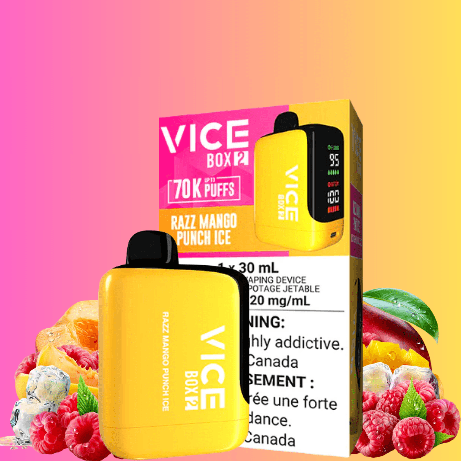 Vice Box 2 70k Disposable Vape – Razz Mango Punch Ice