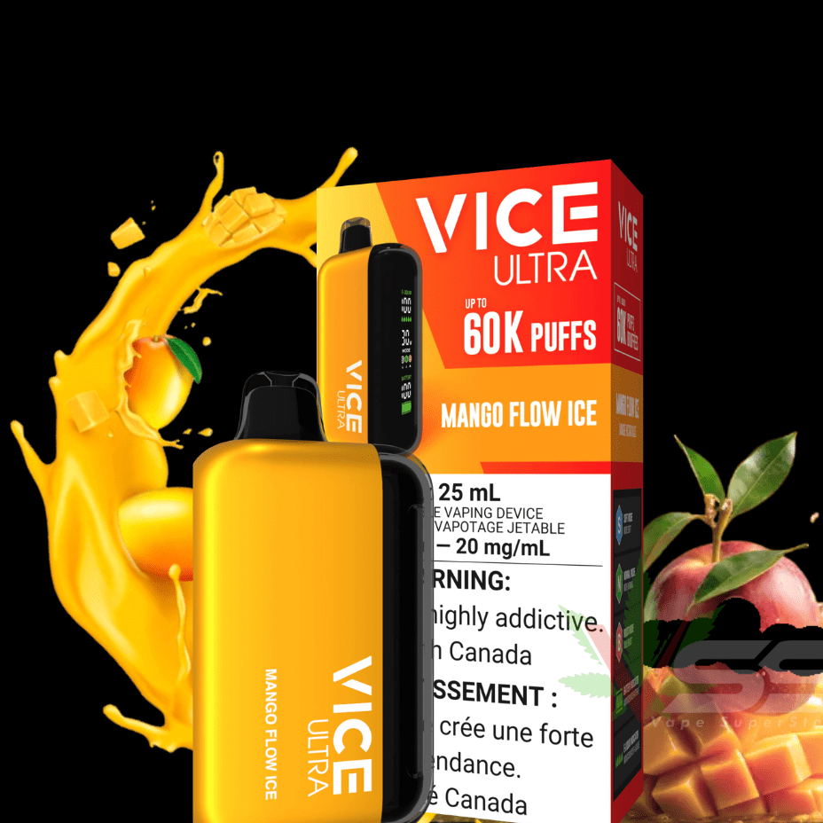 Vice Ultra 60K Disposable Vape – Mango Flow Ice