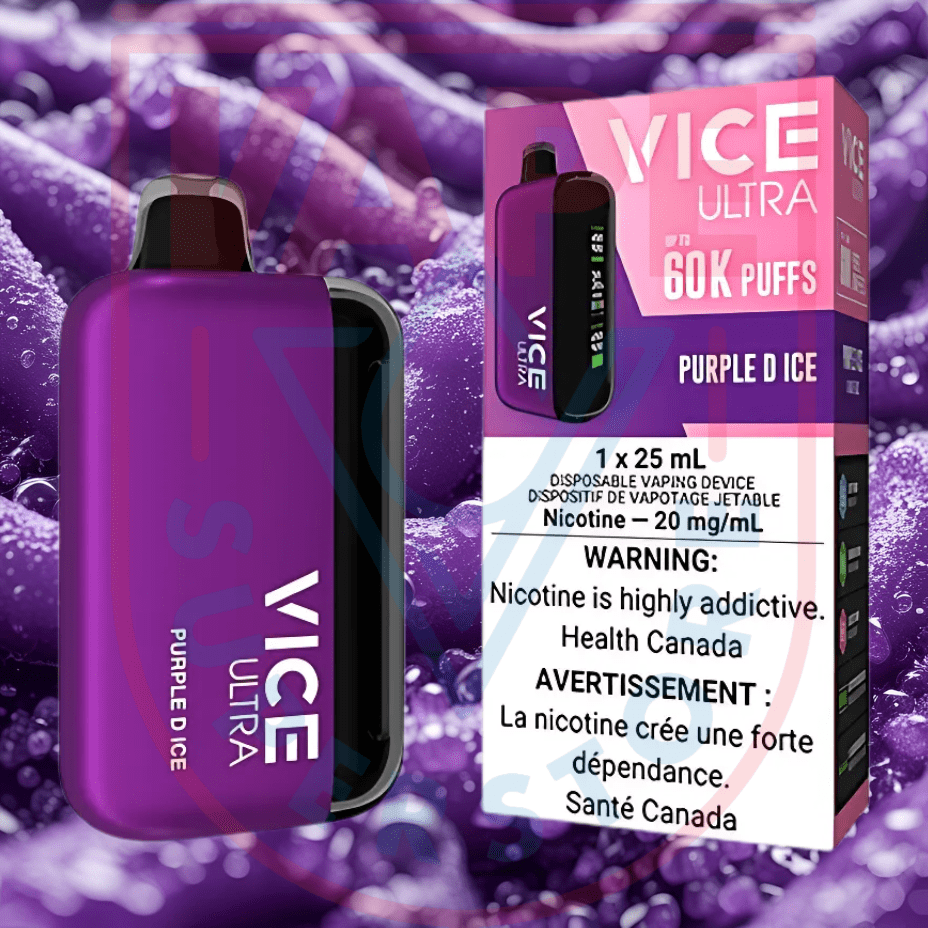 Vice Ultra 60K Disposable Vape – Purple D Ice