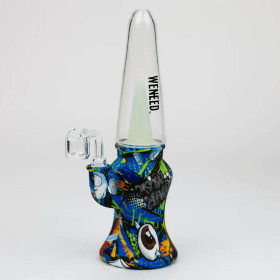 WENEED Silicone Graffiti Dab Rig w/perc-10″
