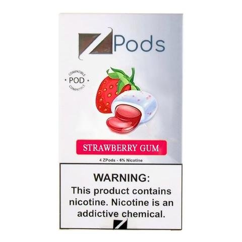 Ziip Strawberry Gum 4 Pods