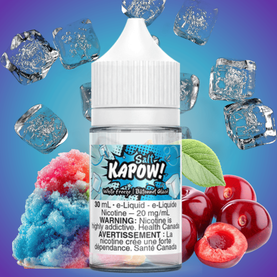 White Freeze Salt by Kapow E-liquid