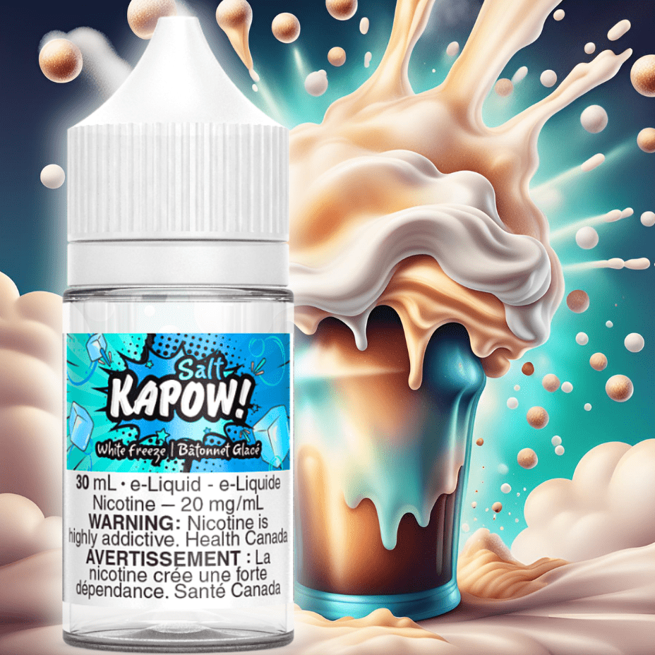 White Freeze Salt by Kapow E-liquid - Image 3