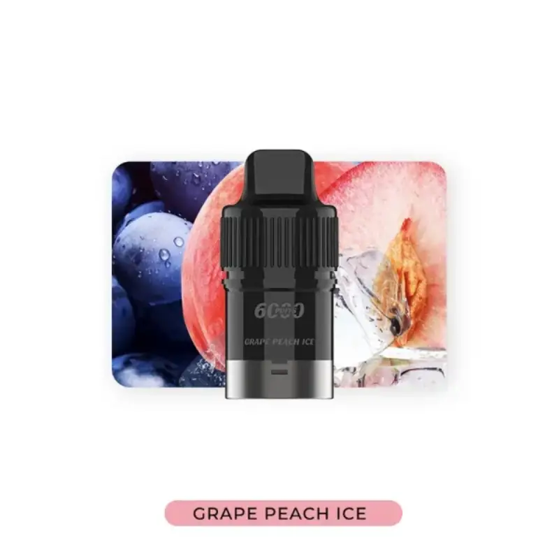 IGET Bar Plus 6000 Pod – Grape Peach Ice
