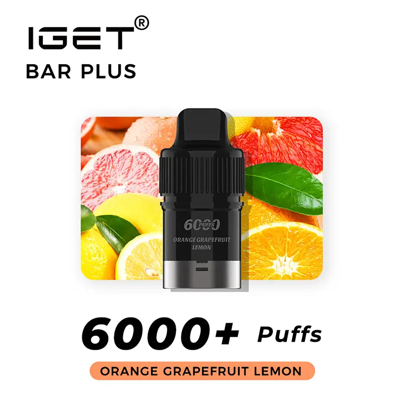 IGET Bar Plus 6000 Pod – Orange GrapeFruit Lemon