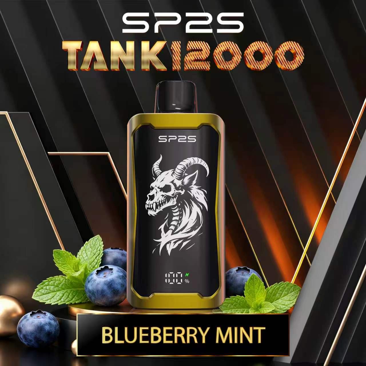 SP2S Tank 12000 – Blueberry Mint