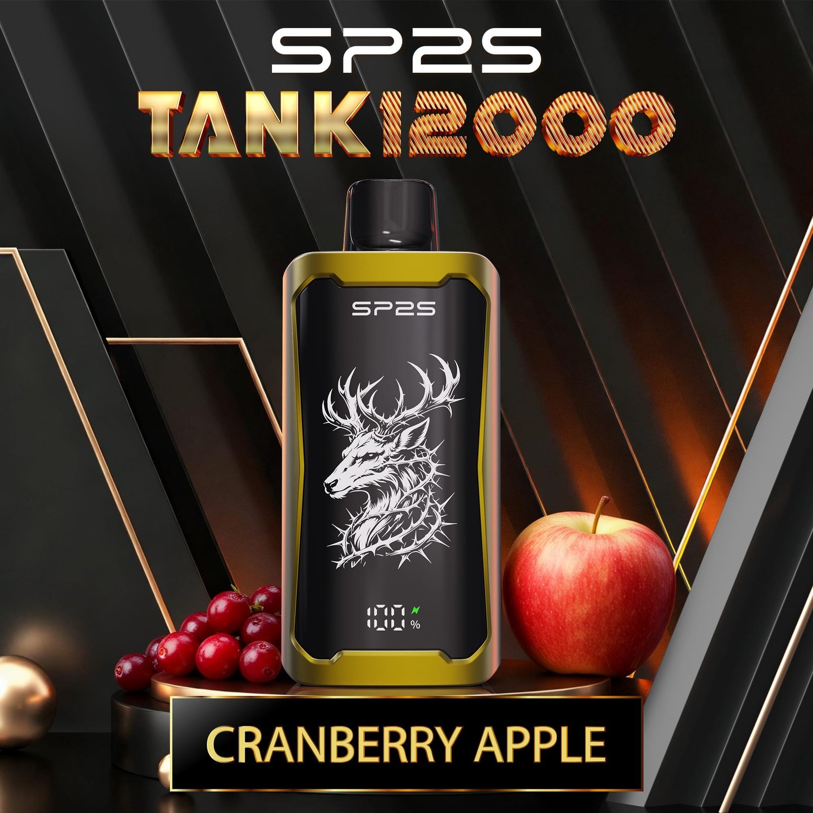 SP2S Tank 12000 – Cranberry Apple