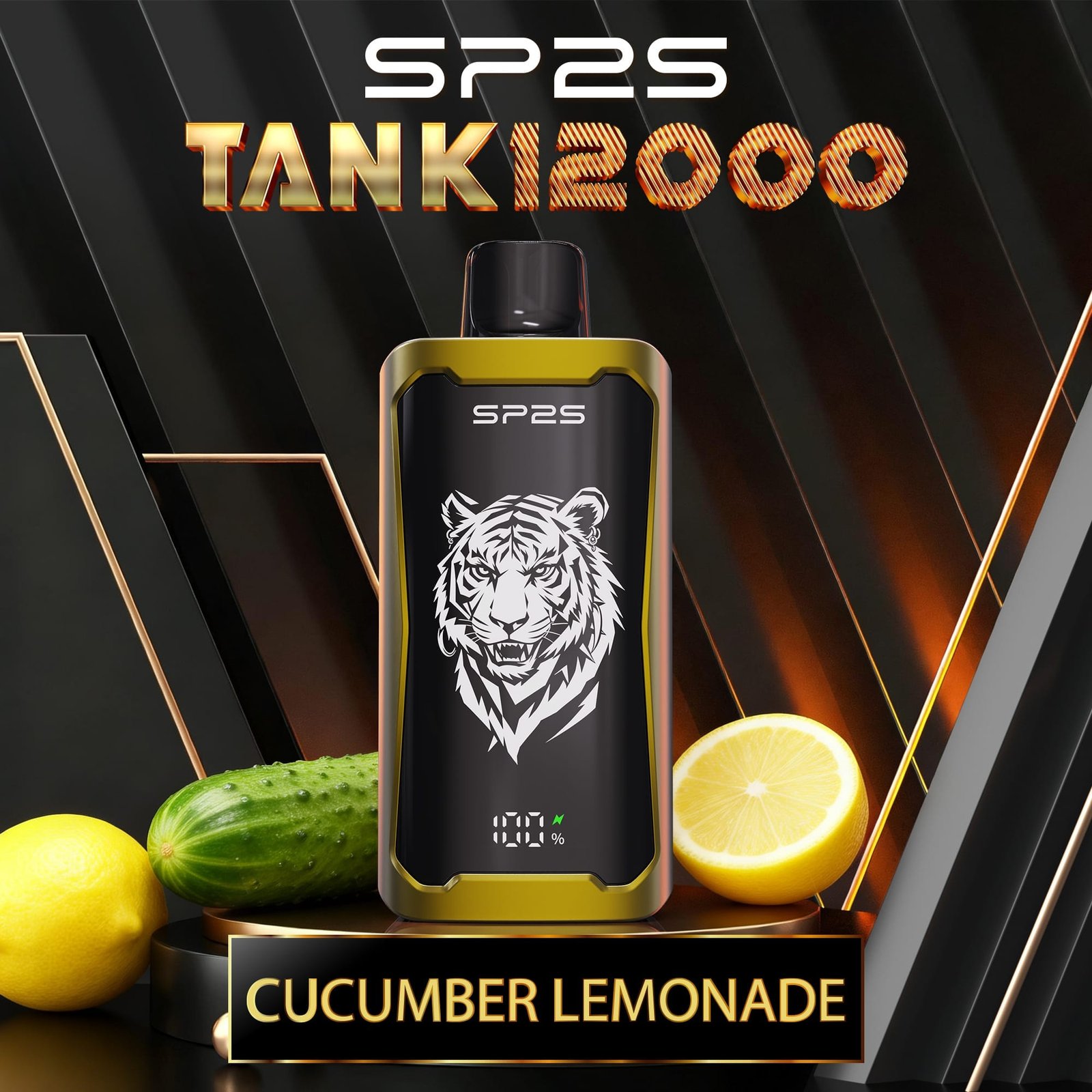 SP2S Tank 12000 – Cucumber Lemonade