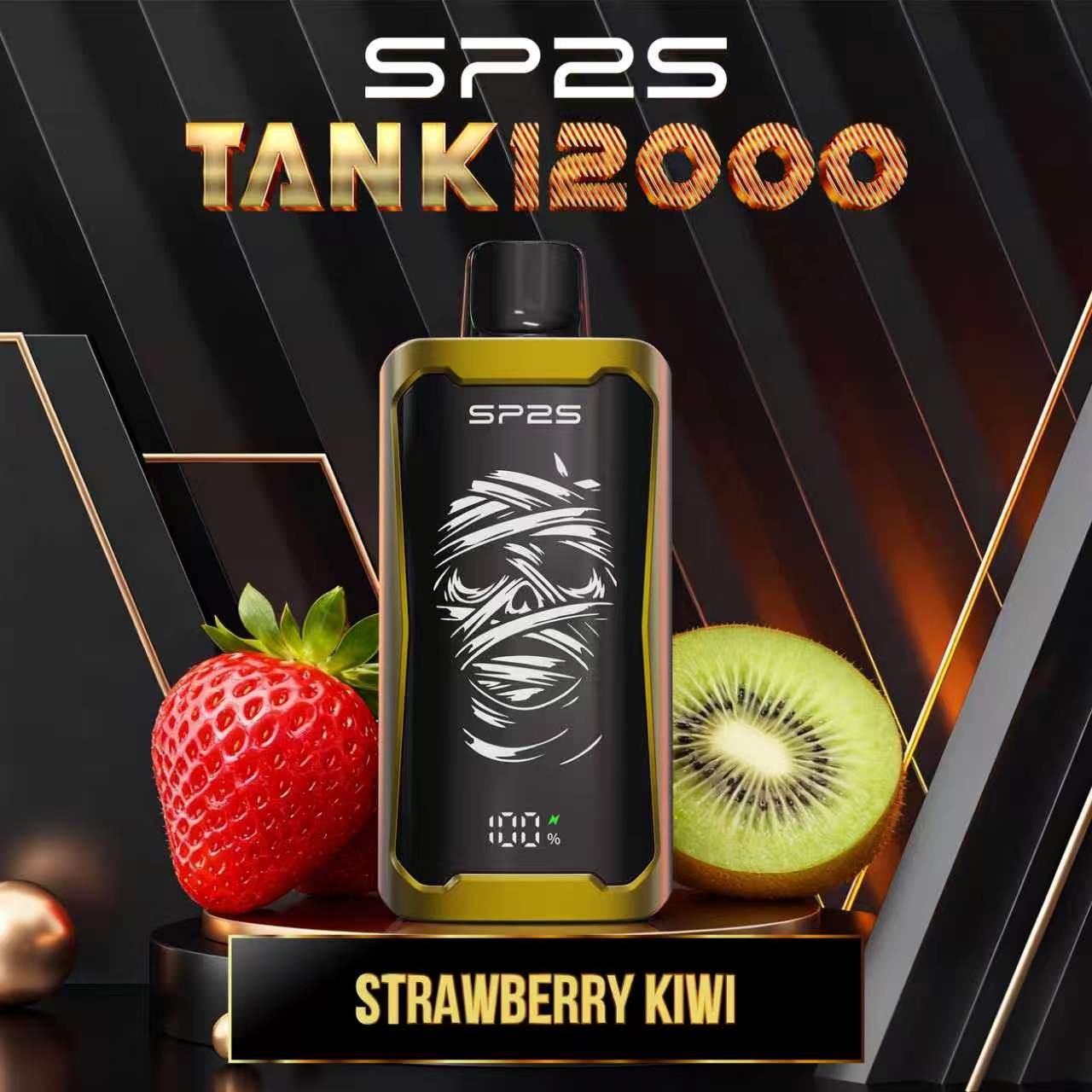 SP2S Tank 12000 – Strawberry Kiwi